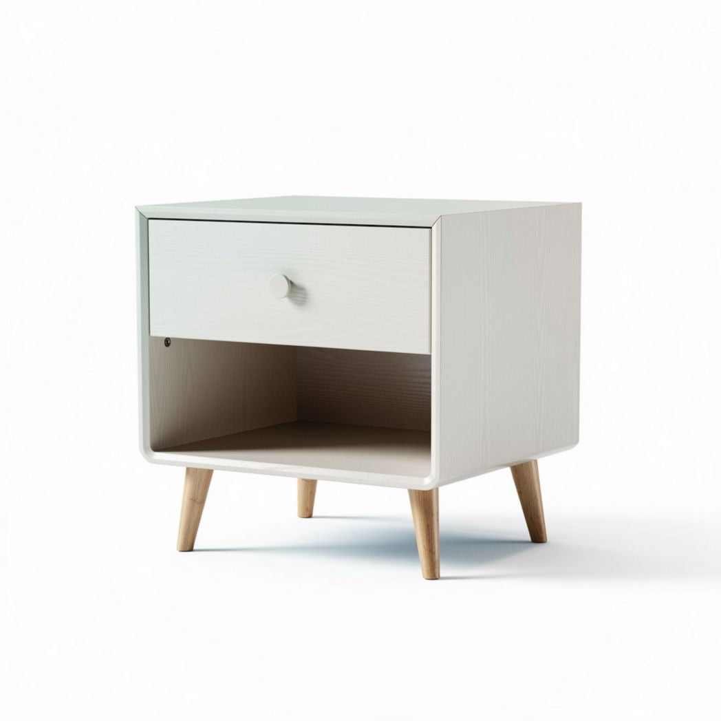 Nachttafel van MDF voor de slaapkamer met lade - 50 x 40 x 45cm
