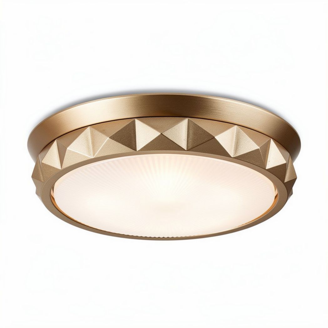 Plafondlamp van metaal voor de woonkamer - 30 x 30 x 8cm